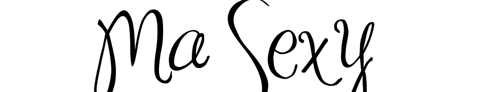 MA Sexy Font Download Free
